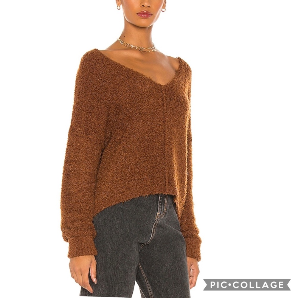 NWT Free People Icing V pullover sweater
